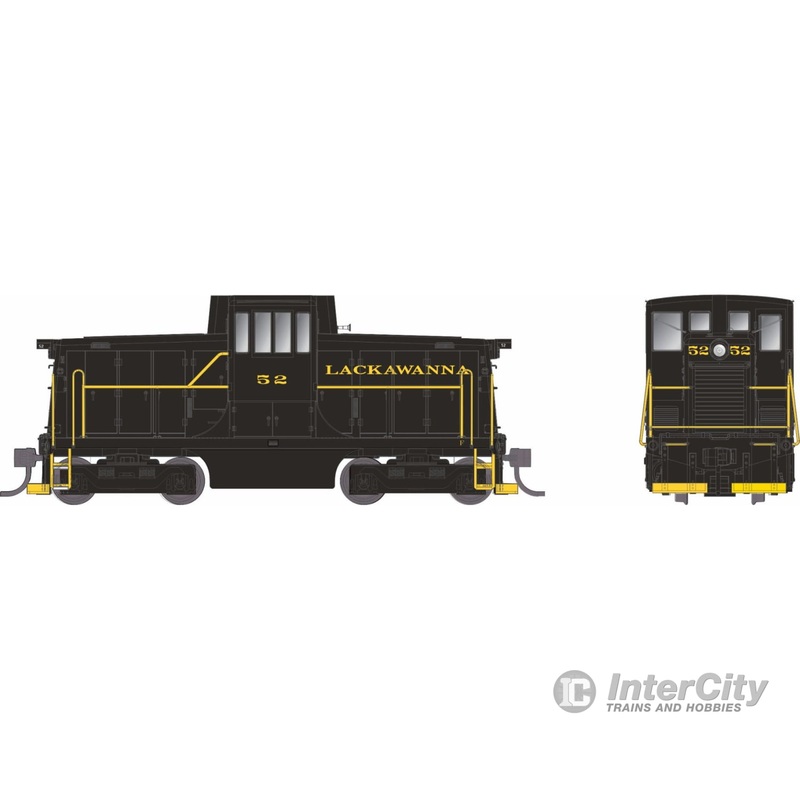 Rapido 048045 HO GE 44 Tonner (DC/Silent): Lackawanna (DL&W): #52