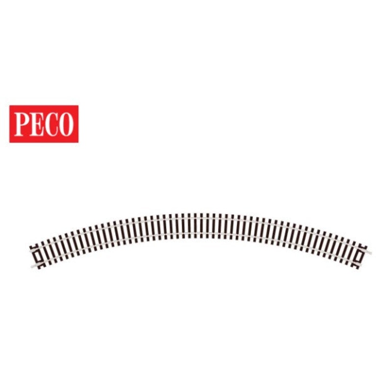 ST-231 PECO  3rd Radius double curve – Set Track (Replaces Hornby R609)
