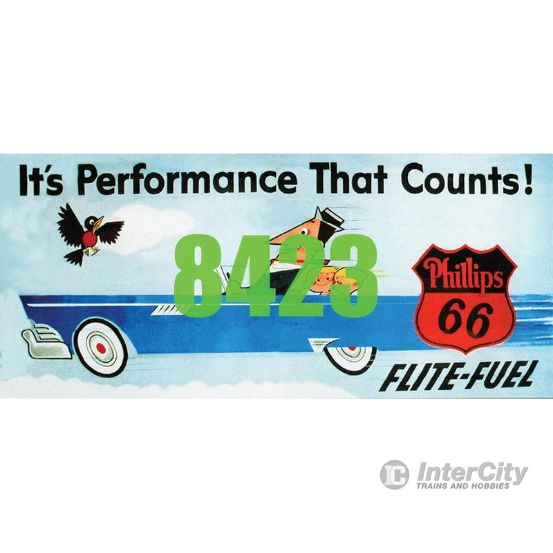 Tichy Train Group 8423 Phillips 66 Flite Fuel Billboard – Kit