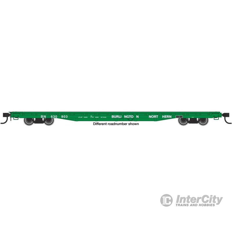 Walthers Mainline 5389 60′ Pullman-Standard Flatcar – Ready to Run — Burlington Northern #630830