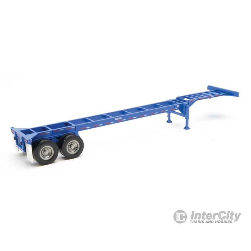 Walthers SceneMaster 4551 40′ Container Chassis (2-Pack) — Blue