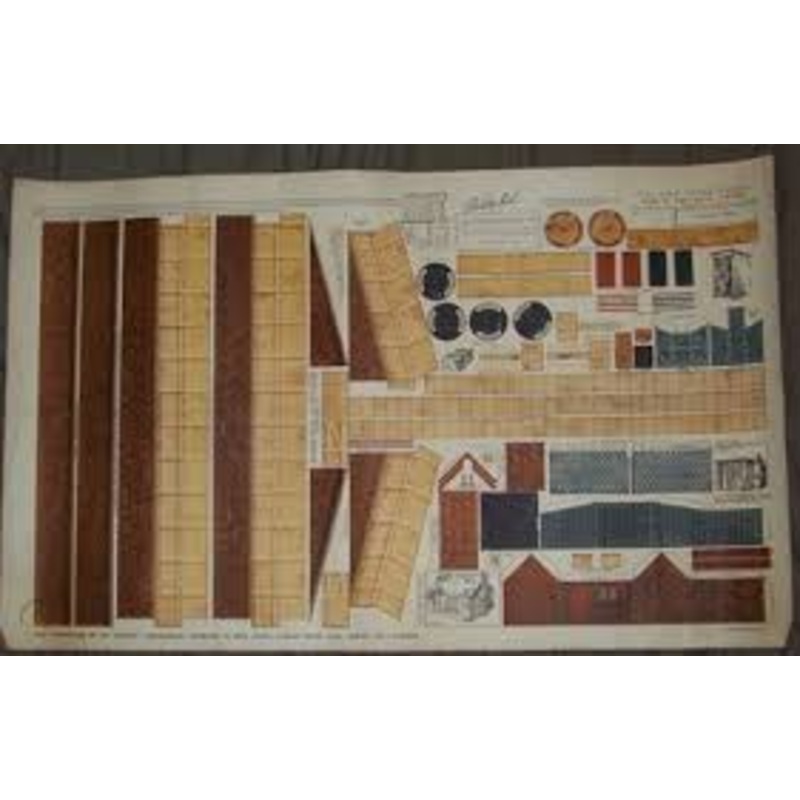 B4 BILTEEZI N Gauge (2mm) Platforms edges, fencing with coal office, drums and huts