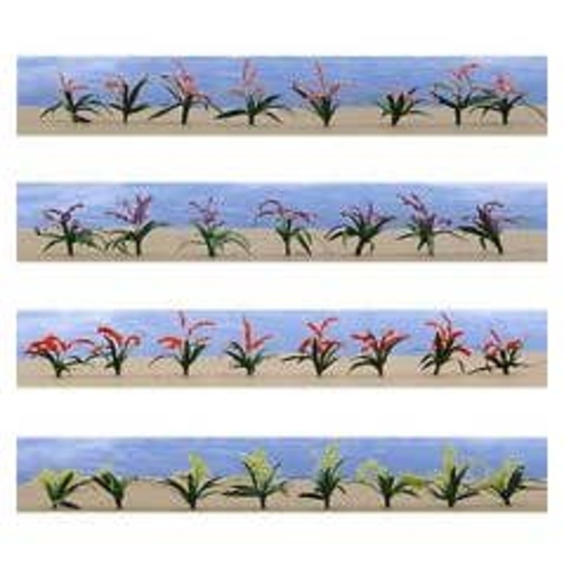 JTT 95549 Flower Plants 3/4″ O scale 30/pk