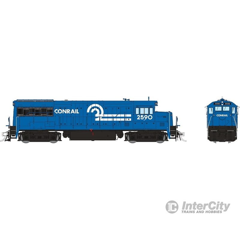Rapido 035039 HO GE U25B Low Hood (DC/Silent): Conrail: #2590