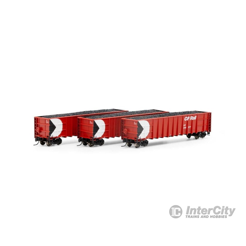 Athearn ATH3882 N Thrall High Side Gondola with Load, CPR #3 (3)