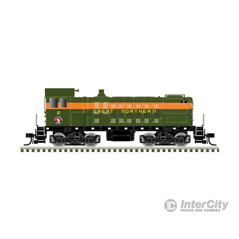 Atlas 40005699 Alco S2 – Standard DC – Master(R) — Great Northern #2 (green, orange, yellow)