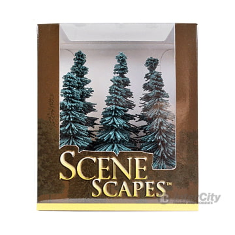 Bachmann 32012 Blue Spruce Trees – SceneScapes(TM) — 5 – 6″ 12.7 – 15.2cm pkg(6)