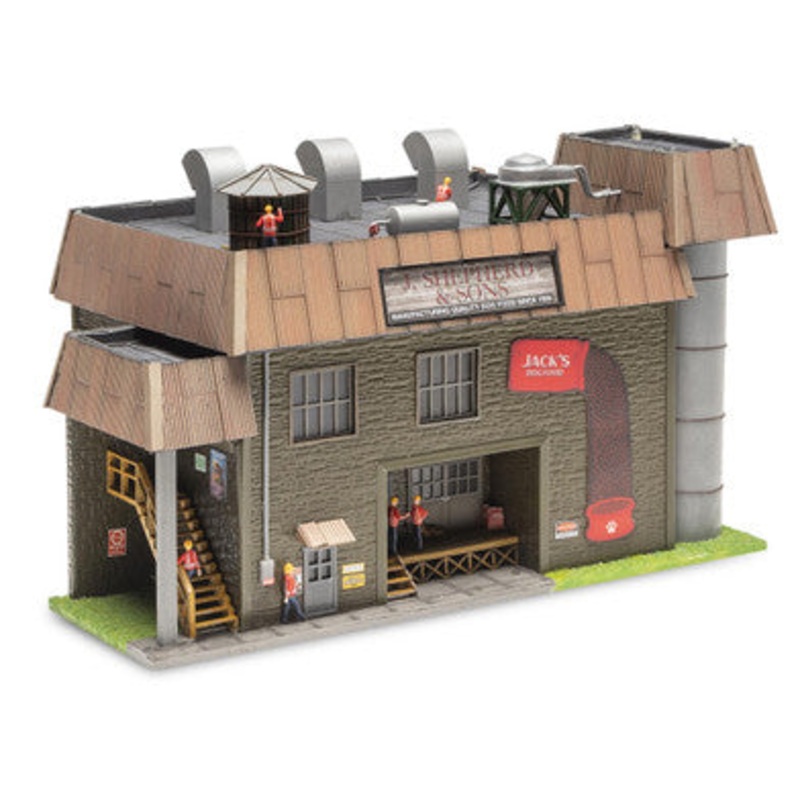 Menards 279-5023 J. Shepherd & Sons Dog Food Factory HO SCALE NEW limited