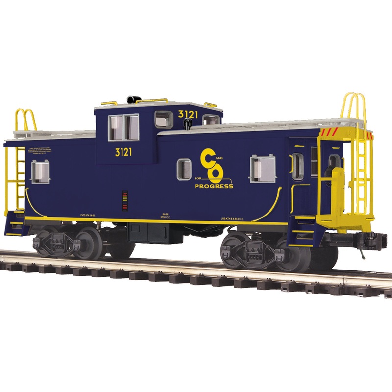 MTH Premier 20-91698 Chesapeake & Ohio Extended Vision Caboose #3160. O SCALE NEW