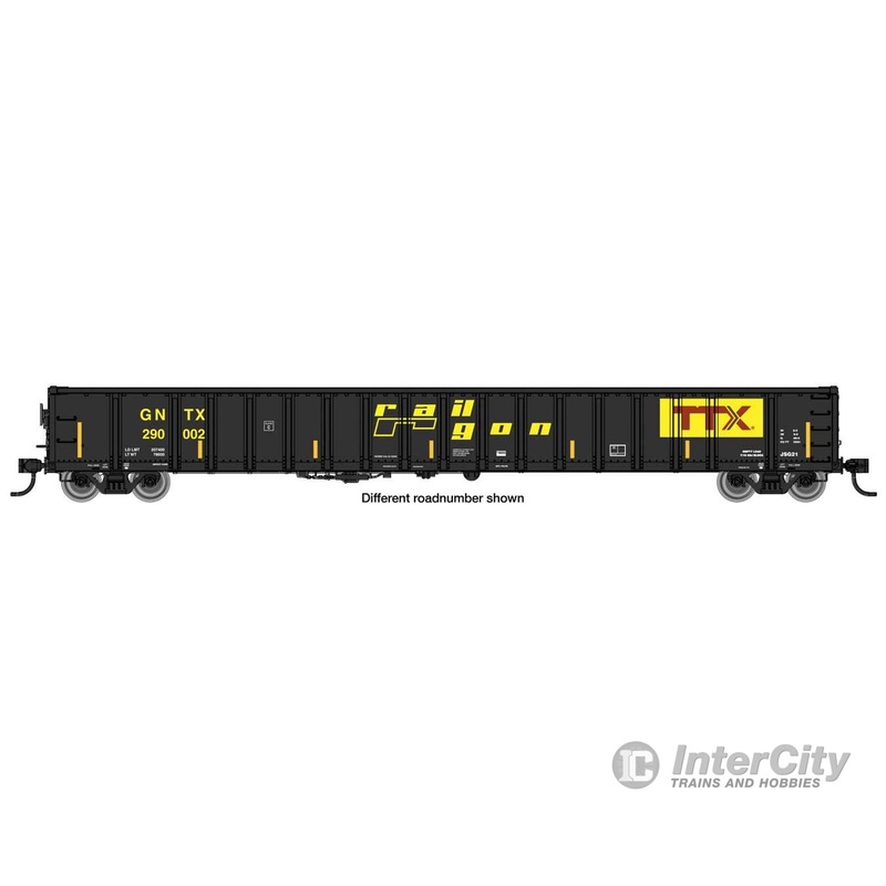 Walthers Mainline 6449 68′ Railgon Gondola – Ready To Run — Railgon GNTX #290068