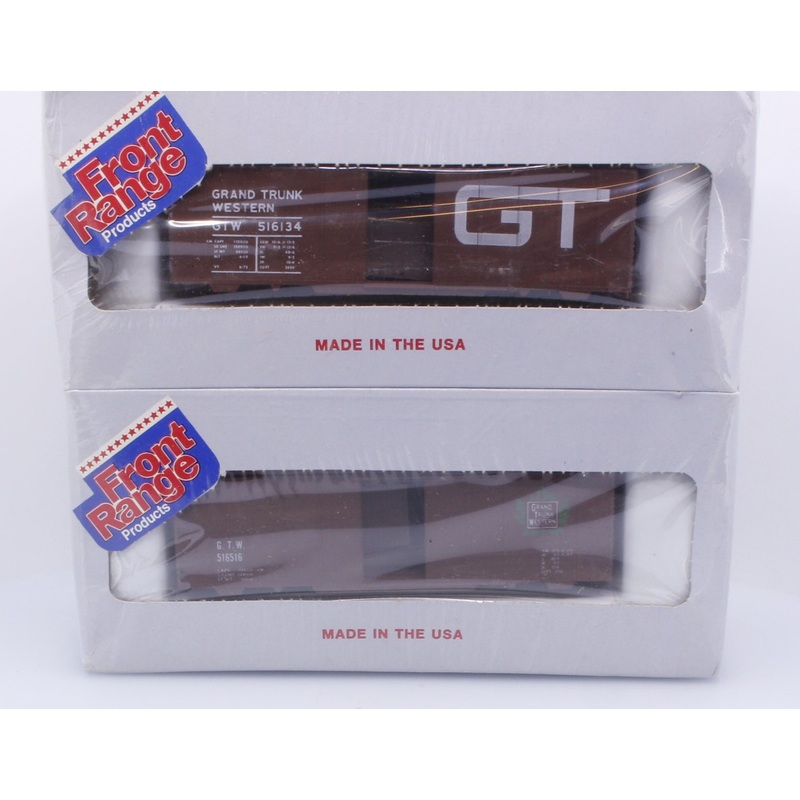 Front Range Products 4061 HO 40′ Box Car Set of 4 CN/GTW Canadian National (CN)