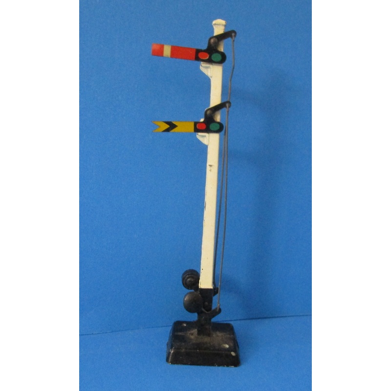 HD-32131 HORNBY DUBLO Double Arm Upper Quadrant  Signal  – UNBOXED