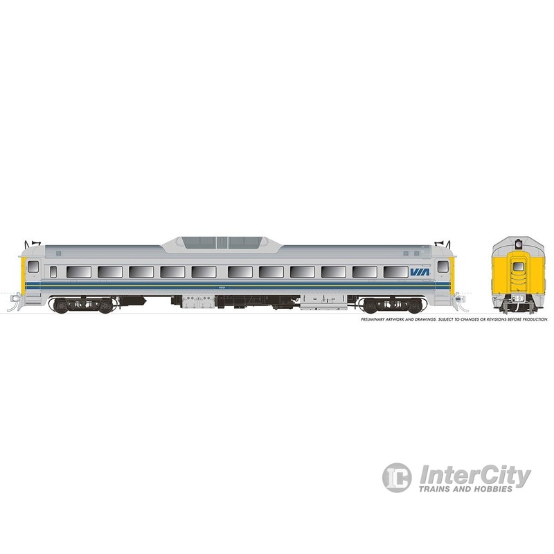 Rapido 016343 HO Budd RDC-9 (DC/Silent): VIA Rail Canada: #6006