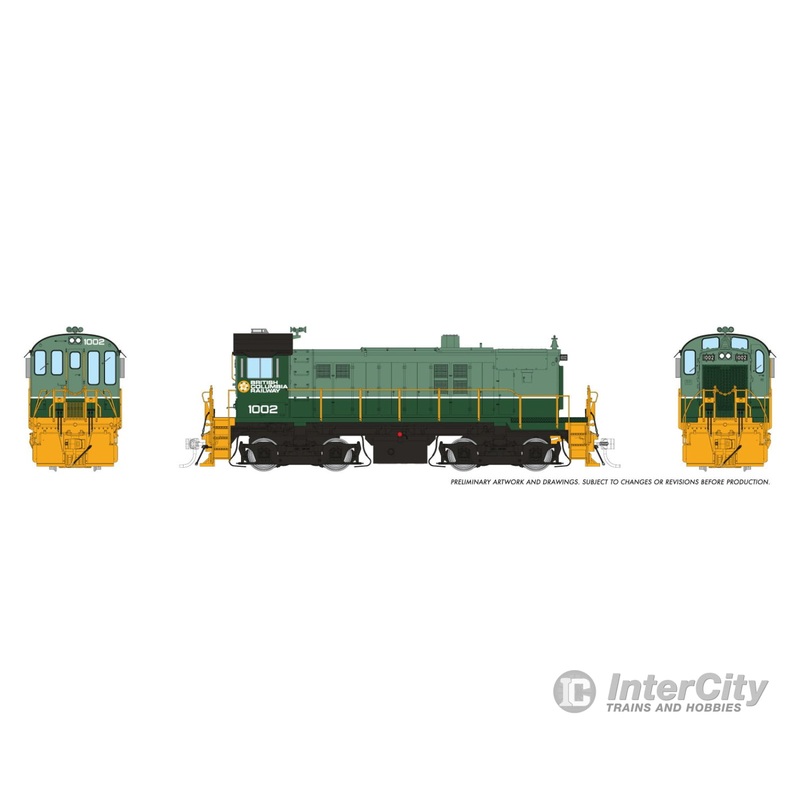 Rapido 036002 HO MLW S-13 (DC/Silent): BCR – Two-Tone Green Scheme: #1002