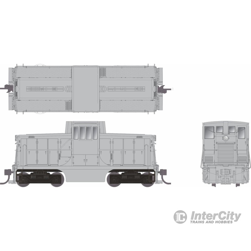 Rapido 048098 HO GE 44 Tonner (DC/Silent): Undecorated – Phase IVa Body