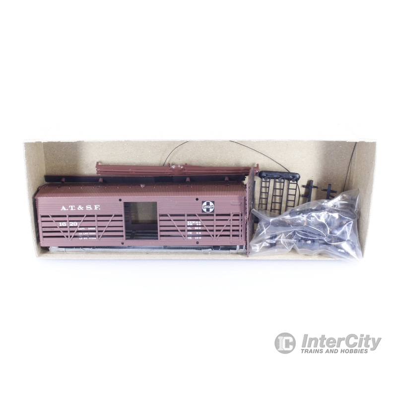 Roundhouse 3265 HO 36′ Stock Car kit Atchison Topeka and Santa Fe (ATSF) 1629