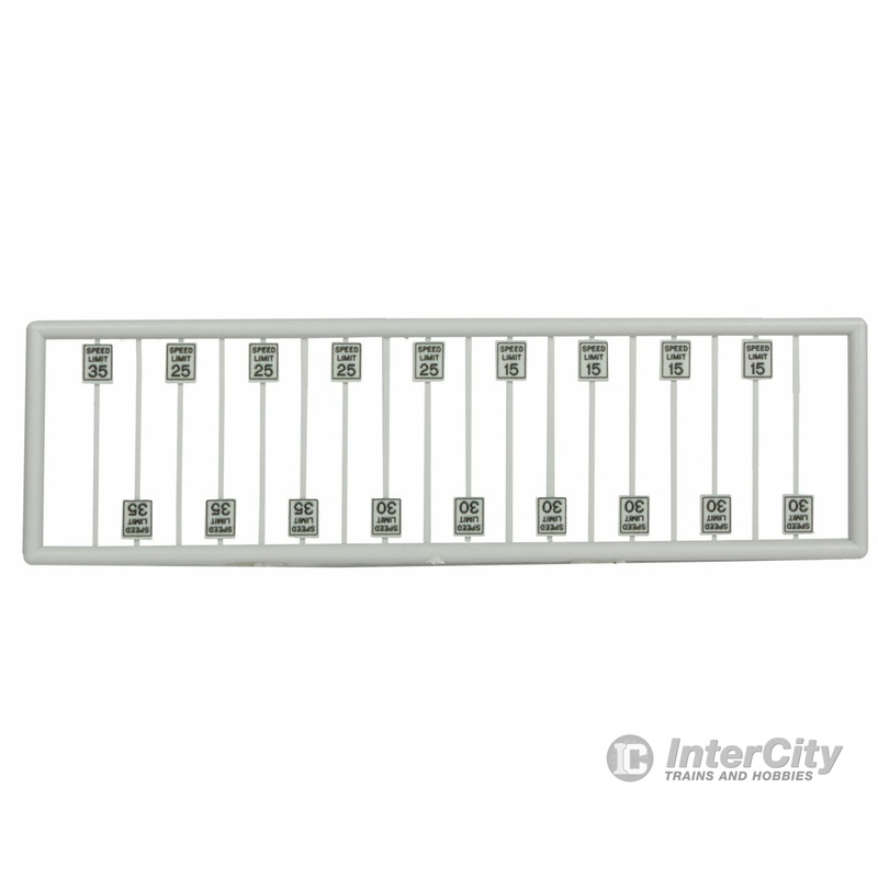 Tichy Train Group 2606 Low Speed Limit Signs — pkg(18)