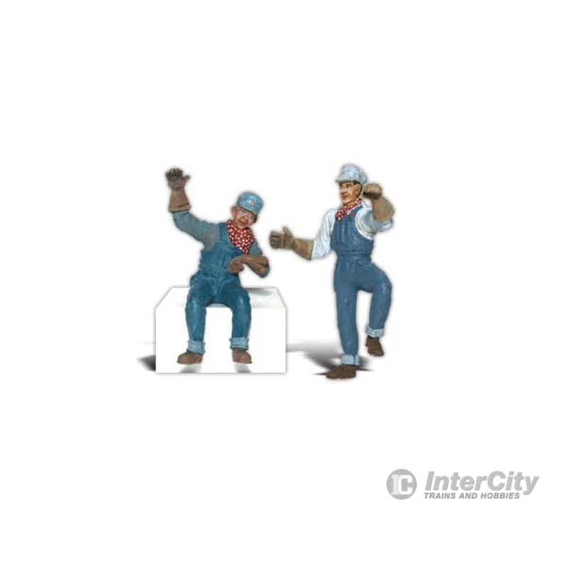 Woodland Scenics 2540 Scenic Accents(R) Figures — Earl & Eddie Engineer