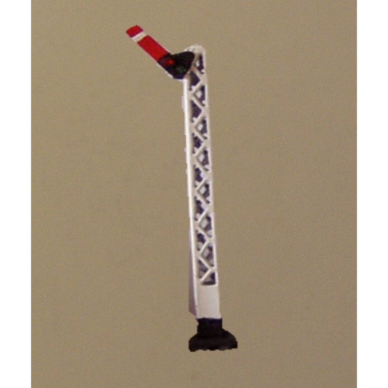 X321 P&D MARSH  LMS lattice post home signal with jewels. Hand painted – N gauge