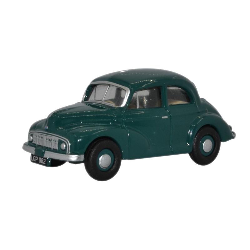 76MMS001 OXFORD DIECAST Morris Minor saloon Romain green