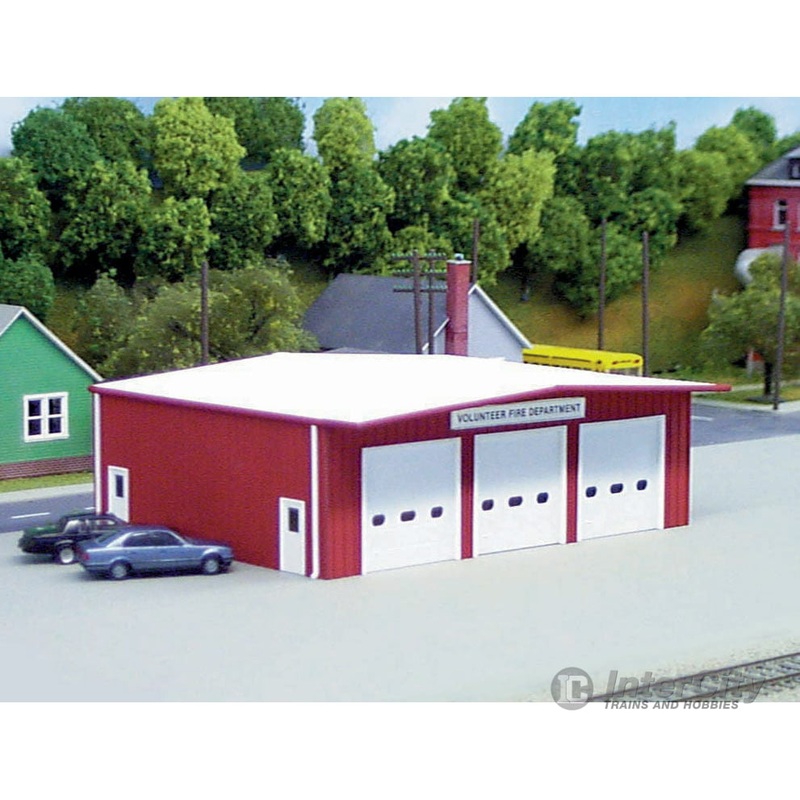 Pikestuff 192 Fire Station — Kit – Red 7 x 5-1/2″ 17.5 x 14cm