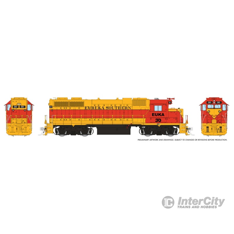 Rapido 038551 HO EMD GP38 w/ext cab (DC/DCC/Sound): Eureka Southern: #31