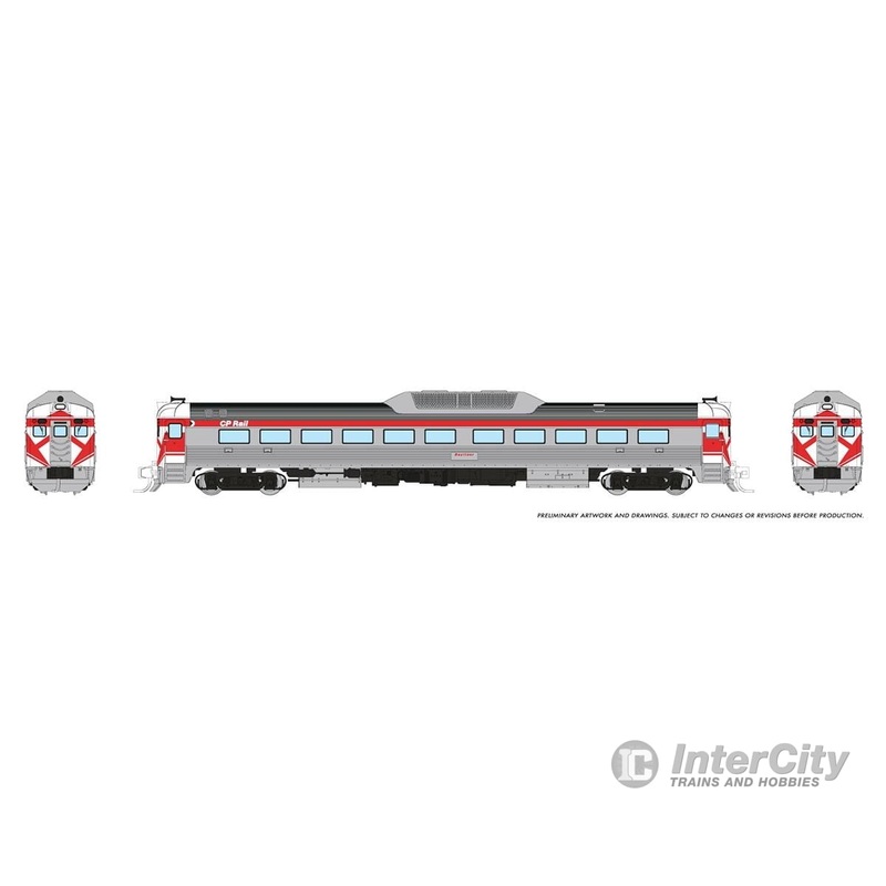 Rapido 516507 N Budd RDC-1 (Phase 2) (DC/DCC/Sound): CP Rail – Action Red