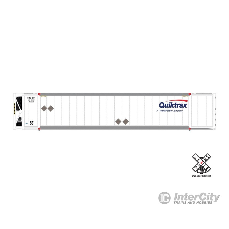 ScaleTrains SXT10651 Operator N Scale CIMC 53 Reefer Container, Quicktrax/Blue & Red Logo 6259