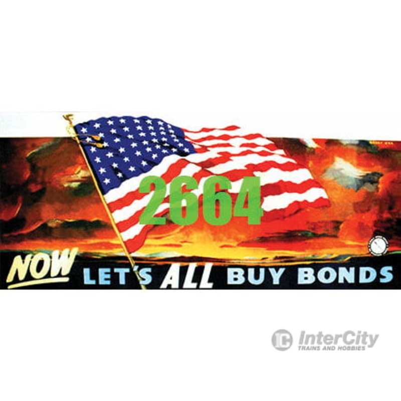 Tichy Train Group 2664 Let’s All Buy Bonds Billboard – Kit