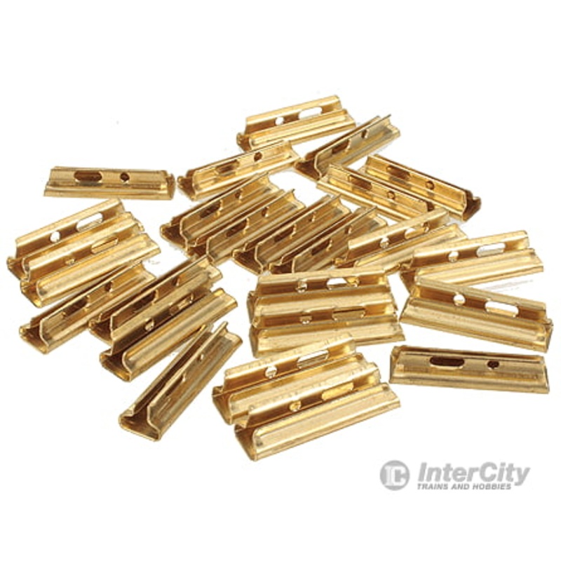Bachmann 94657 Rail Joiners — For European-Style Track w/Brass Rail pkg(24)