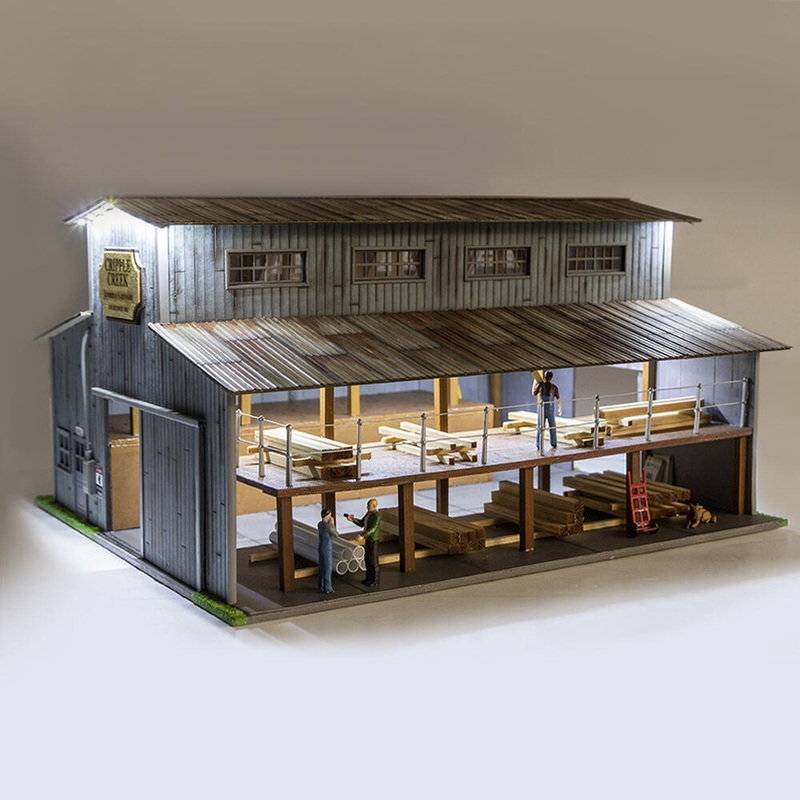 Menards 2795923 O Scale Cripple Creek Lumber Yard Building O Scale limited NEW