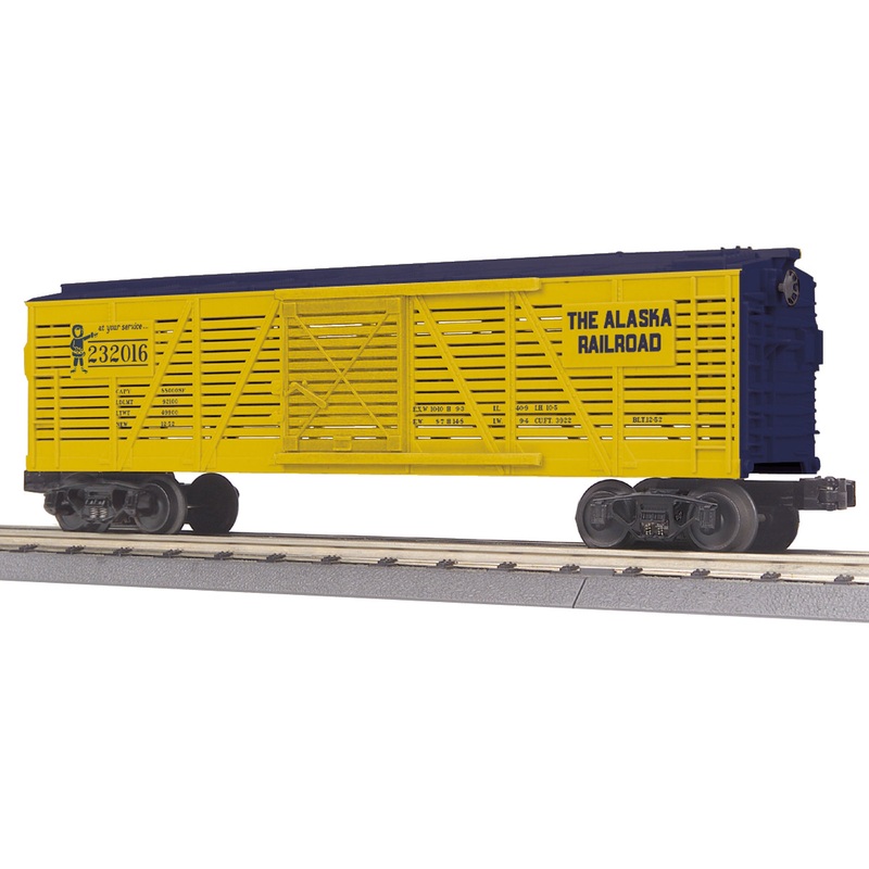 MTH Railking 30-74868 Alaska Stock Car. O SCALE NEW