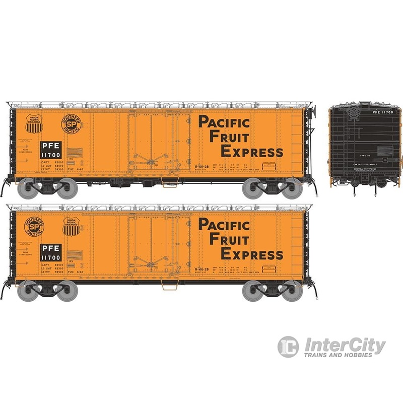 Rapido 196103A HO PFE R-40-28 Reefer: PFE – 1966 Repaint: Single Car #1