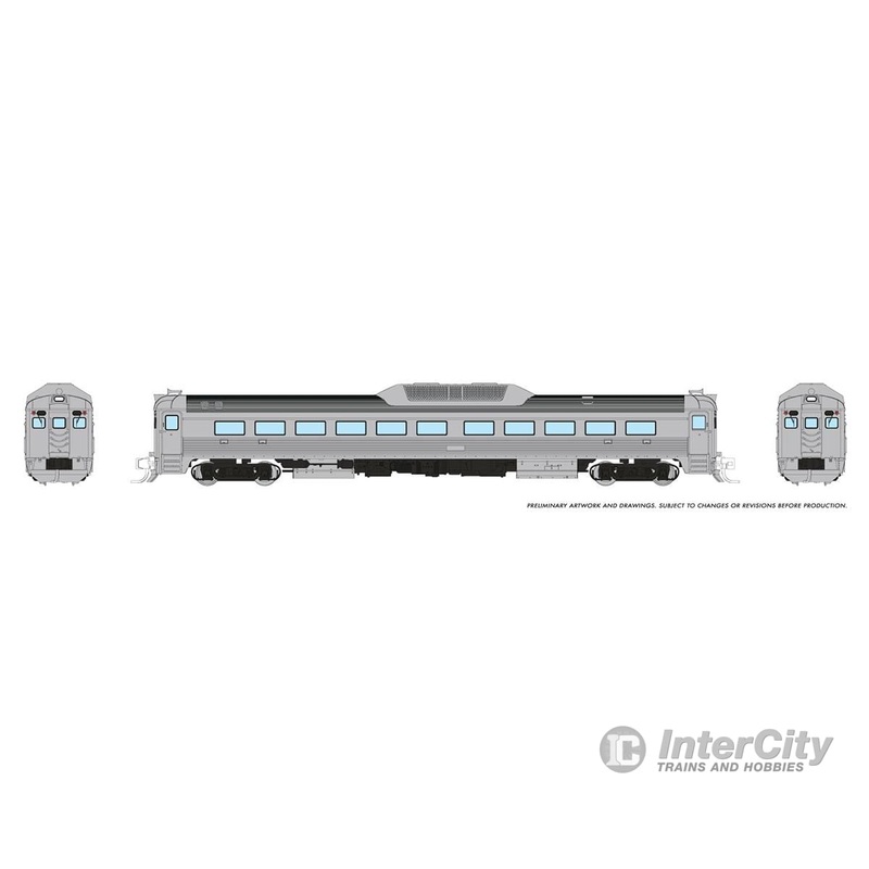 Rapido 516095 N Budd RDC-1 (Phase 2) (DC/Silent): Painted, Unlettered