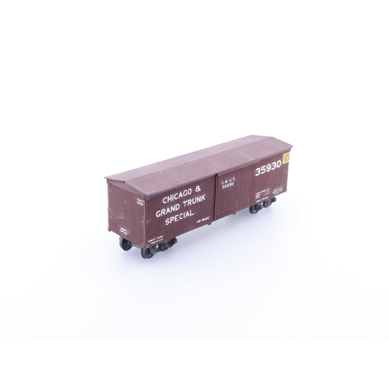 Scotia Scale Models 251 HO 40′ Box Car Kit Chicago & Grand Trunk Special 35930