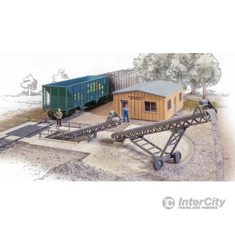 Walthers Cornerstone 3519 Bulk Transfer Conveyor pkg(2) — Kit – Conveyor: 9-11/16 x 5-3/8″ 24.6 x 16.7cm