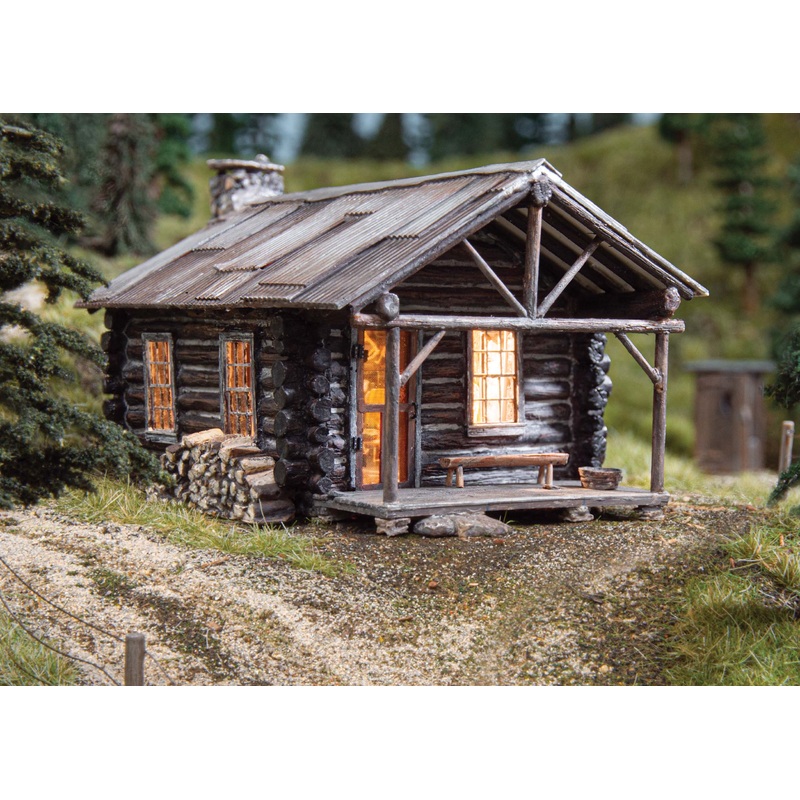 Woodland Scenic  WDS BR5875  WDS5875 Cozy Cabin- O Scale NEW