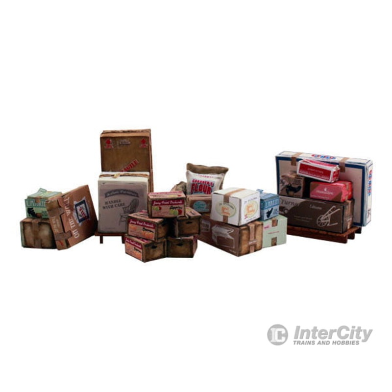 Woodland Scenics 2766 Miscellaneous Freight Crates & Palletized Boxes – Scenic Accents(R)