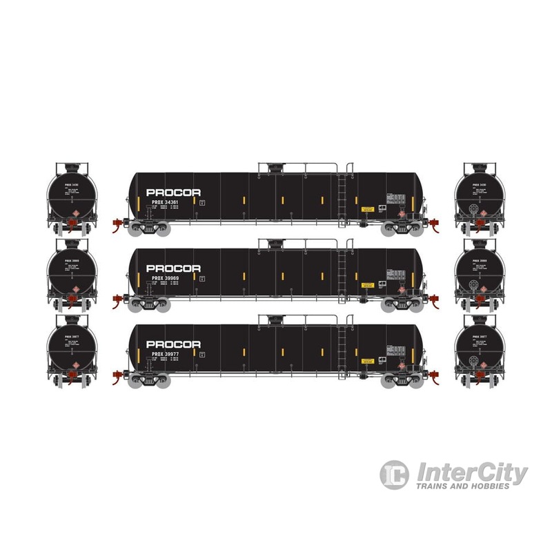 Athearn Genesis ATHG25586 HO 33,900-Gallon LPG Tank, PROX #1 (3)