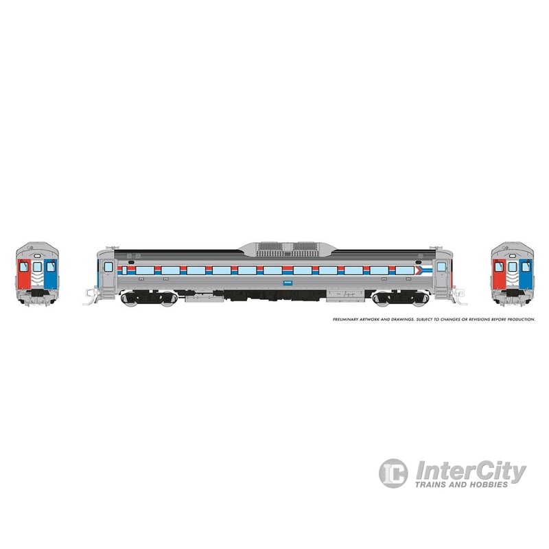 Rapido 516001 N Budd RDC-1 (Phase 1) (DC/Silent): Amtrak – Ph II