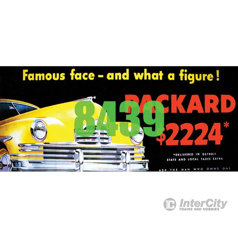 Tichy Train Group 8439 Packard $2224 Billboard – Kit