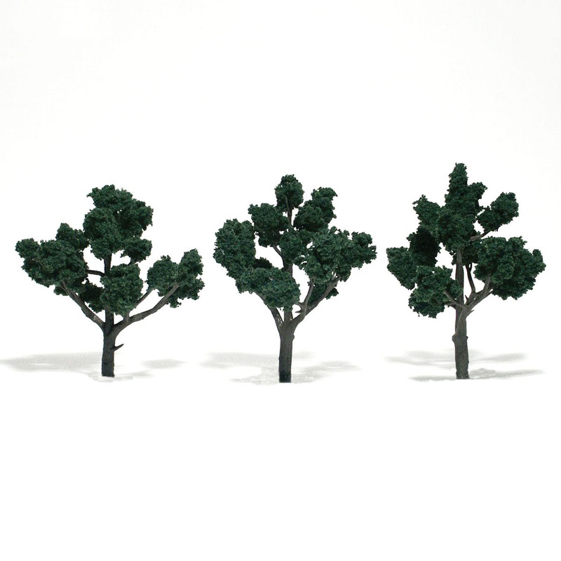 Woodland Scenics WDS TR1511 WDS1511 Dark Green – 3/pkg O SCALE NEW
