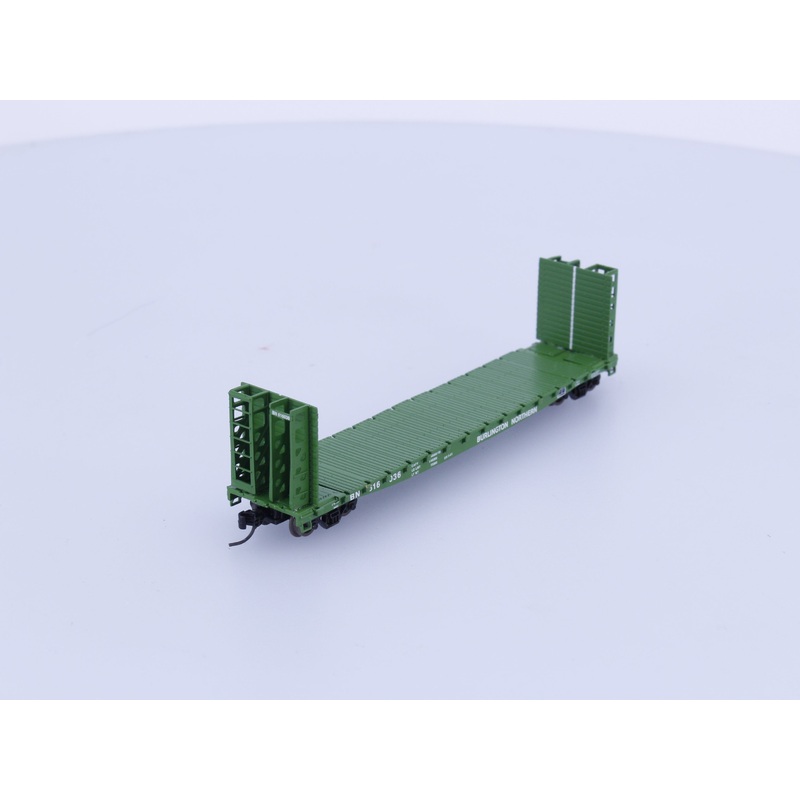 Athearn 10871 N 53′ Bulkhead Flat Burlington Northern (BN) 616036 (#2)