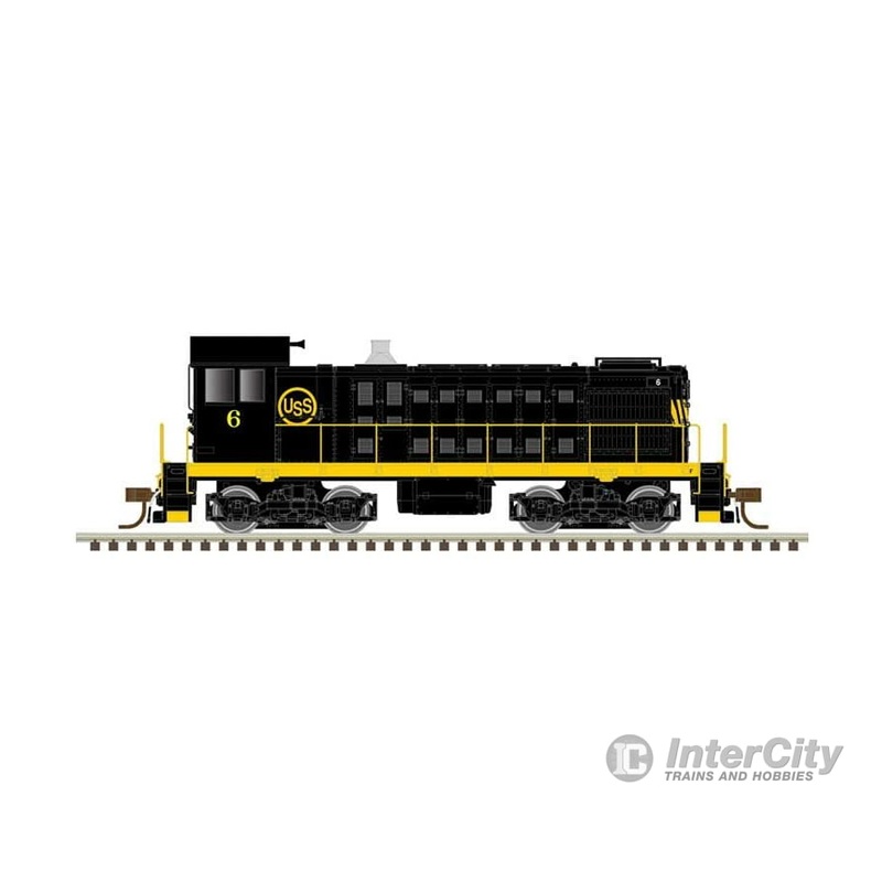 Atlas 40005731 Alco S2 w/LokSound & DCC – Master(R) — US Steel #6 (black, yellow)