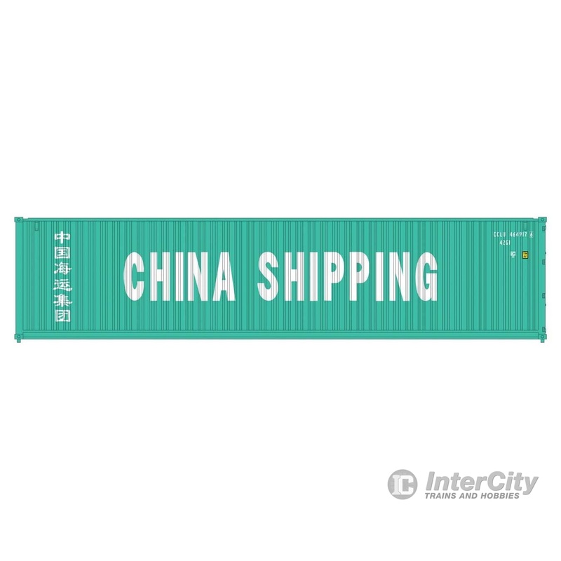 Kato 1066211 Gunderson Maxi-I 5-Unit Container Well Car w/40′ Containers – Ready to Run — BNSF Railway #239156 (Boxcar Red, Wedge Logo) & China Shipping Containers (g