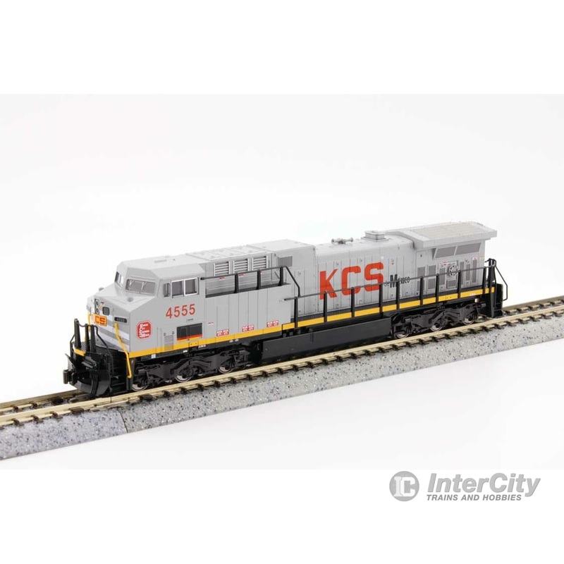 Kato N 1767046 GE AC4400CW Low Numberboards – Kansas City Southern de Mexico #4555 Analog DC
