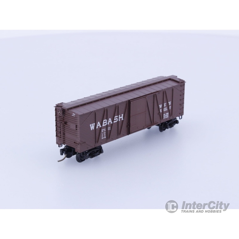 Micro Trains 28050 N Boxcar, 40′, Wood Sheathed, Outside Braced Wabash , WAB Wabash Railroad (WAB) 81510
