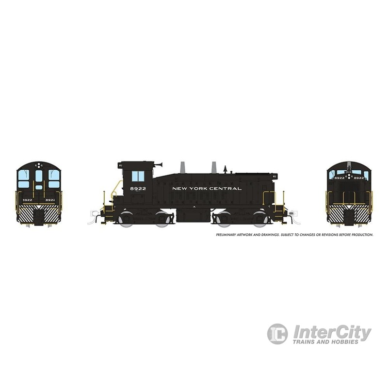Rapido 027592 HO EMD SW9 (DC/DCC/Sound): New York Central – As Delivered: #8928