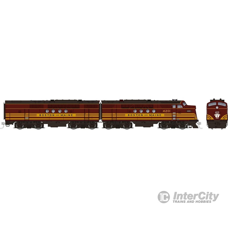 Rapido 053510 HO EMD FT A+B (DC/DCC/Sound): B&M – Maroon Scheme: #4206A + 4206B