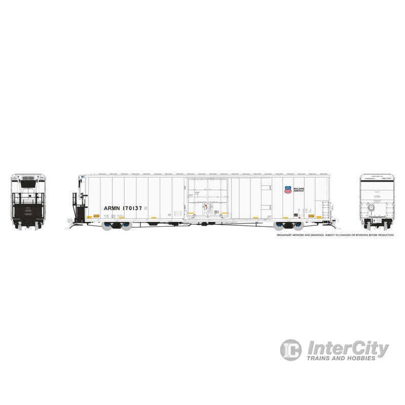 Rapido 167504 HO Greenbrier 7780cuft Reefer w/Sound: Union Pacific: 6-Pack #1